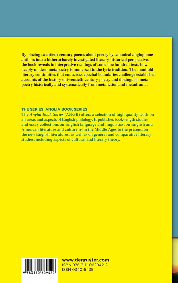 Twentieth-Century Metapoetry and the Lyric Tradition