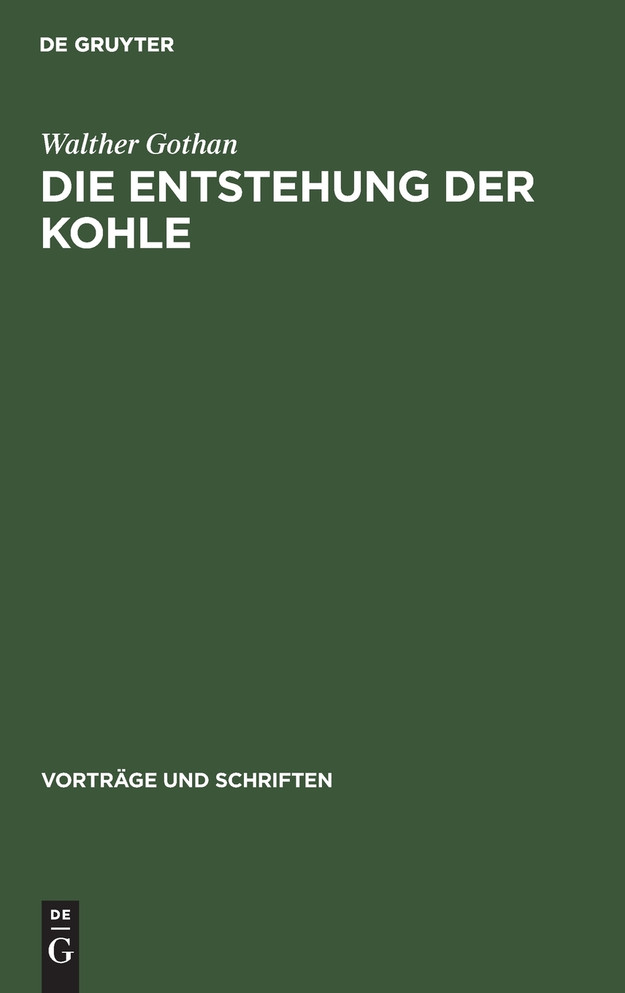 Die Entstehung der Kohle