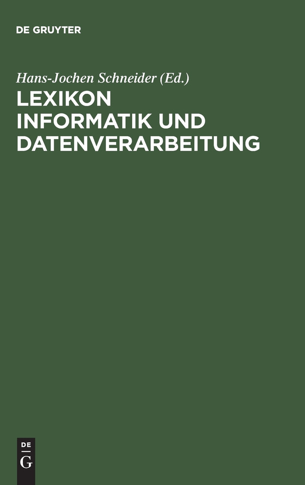 Lexikon Informatik und Datenverarbeitung