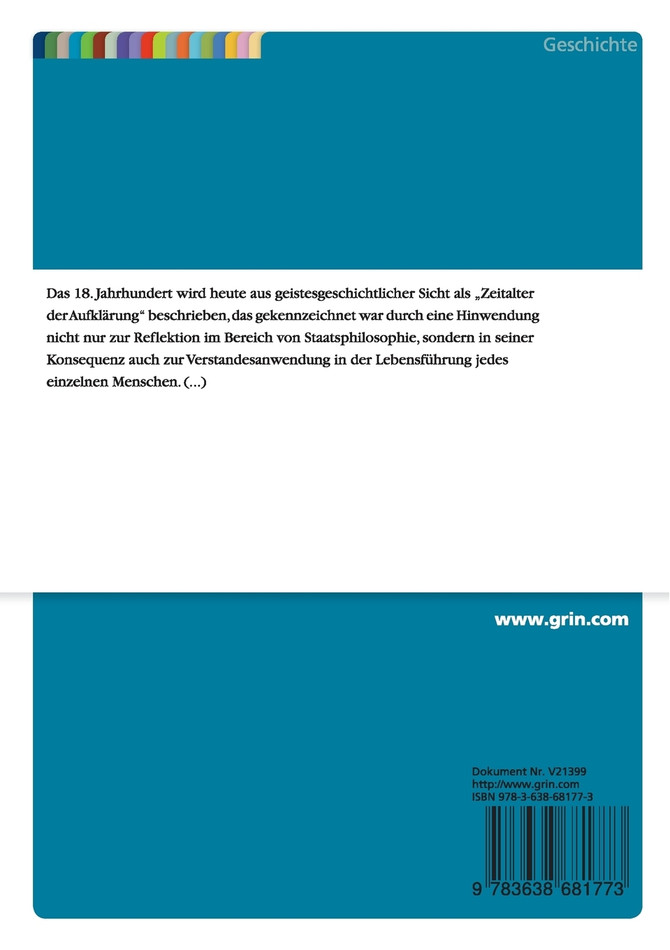 Die Morallehre des Carl Friedrich Bahrdt