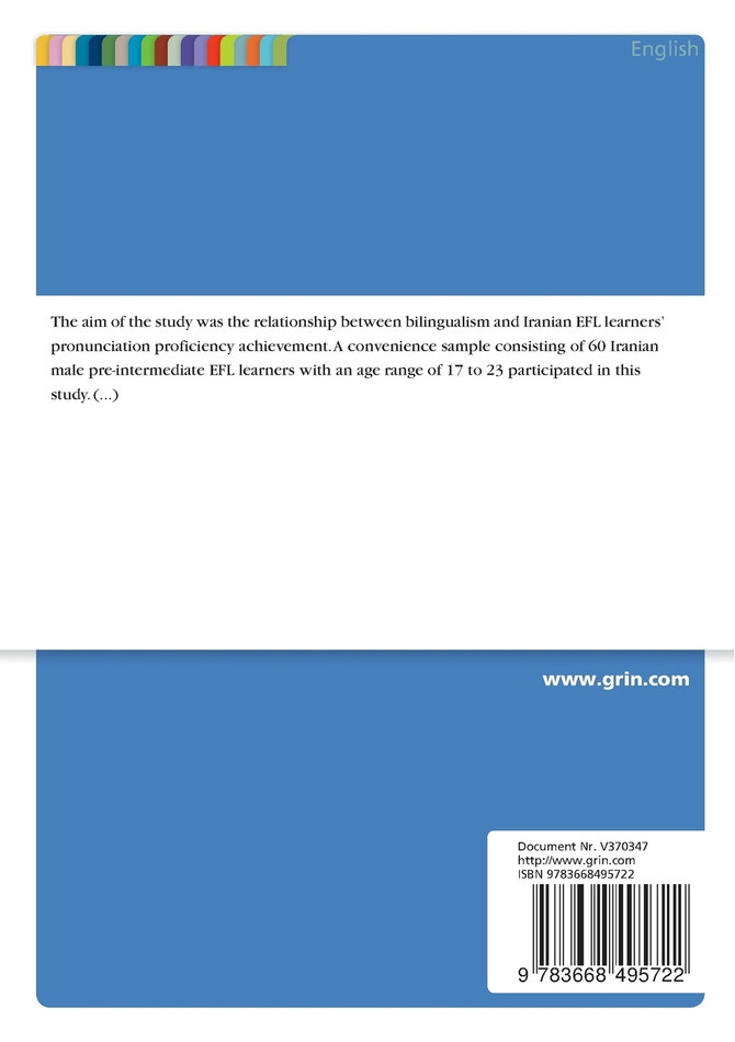 Bilingualism and the Impacts on Pronunciation