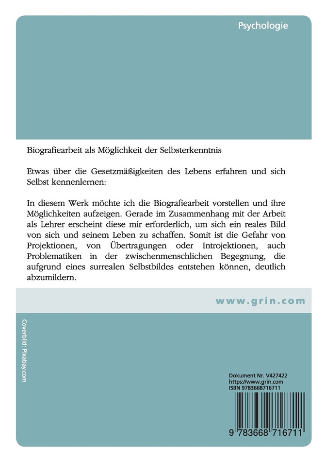 Welche Möglichkeiten bietet die Arbeit an der eigenen Biografie?