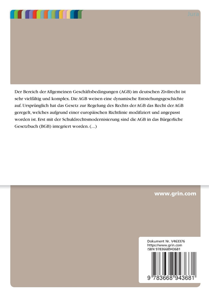 Physische Behinderung und die Einbeziehung von AGB im deutschen Zivilrecht