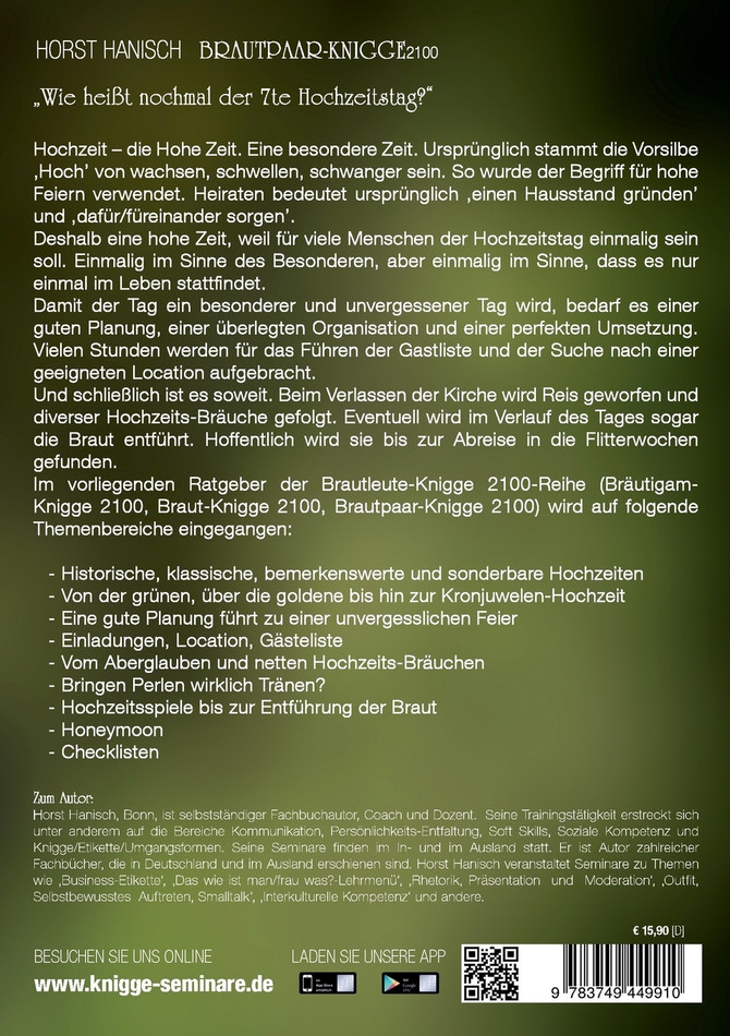 Brautpaar-Knigge 2100