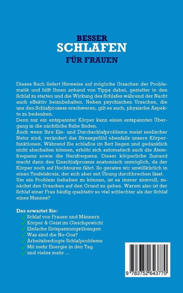 Besser schlafen für Frauen