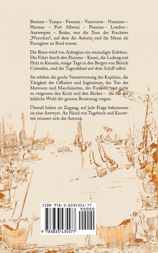 Mit einem Frachter unterwegs
