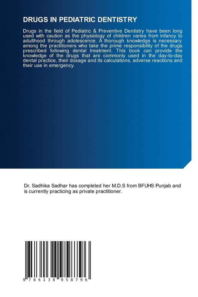 DRUGS IN PEDIATRIC DENTISTRY