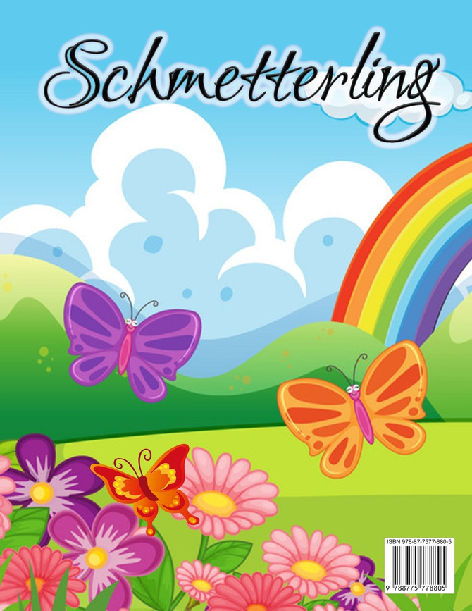 Schmetterling-Malbuch für Kinder