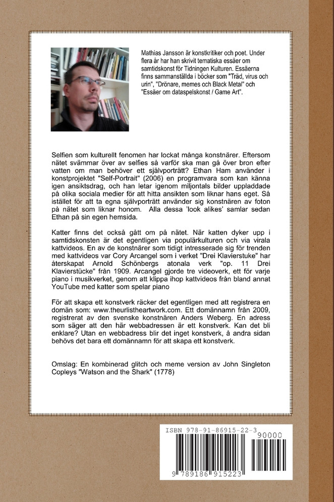 Hajar, selfies och  keyboardslöjd- essäer om samtidskonst