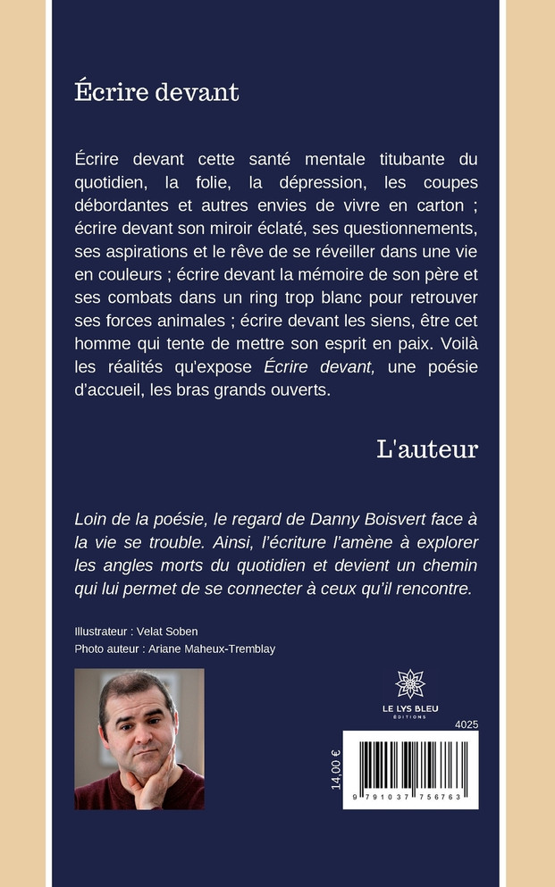 Écrire devant
