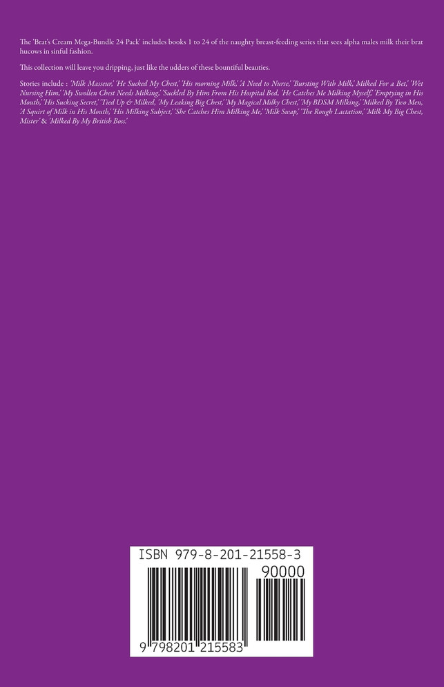 Brat's Cream Mega-Bundle 24-Pack - Lactation Erotica - Books 1 - 24