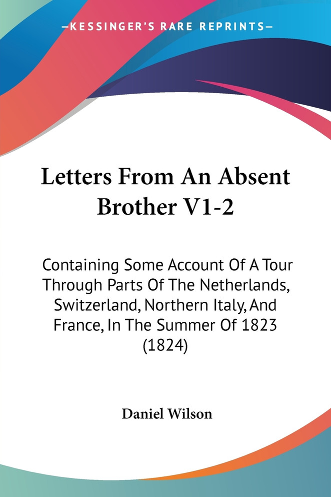 Letters From An Absent Brother V1-2
