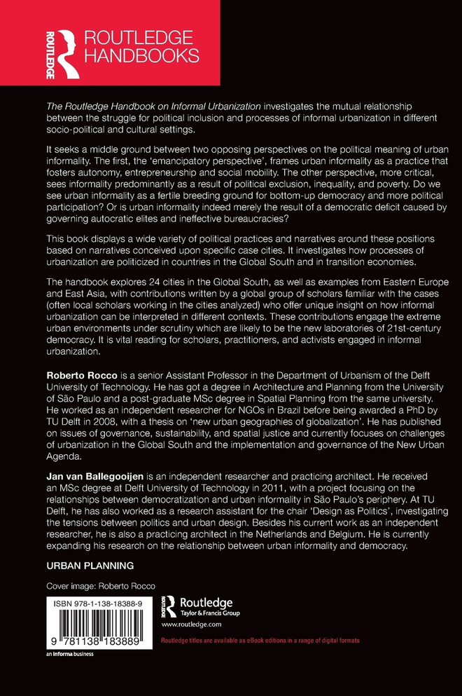 The Routledge Handbook on Informal Urbanization