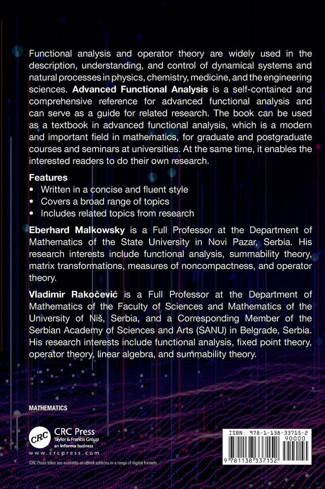 Advanced Functional Analysis