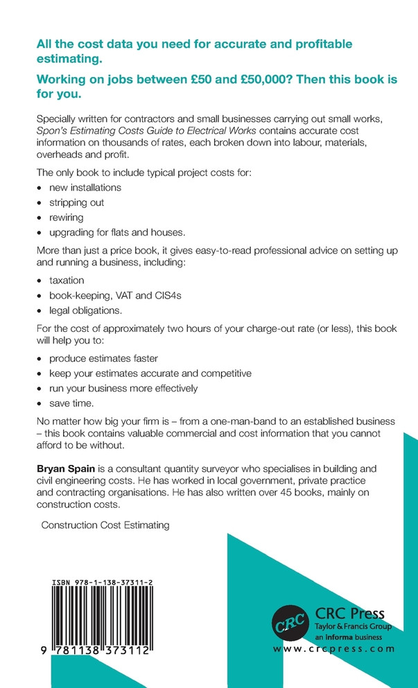 Spon's Estimating Costs Guide to Electrical Works