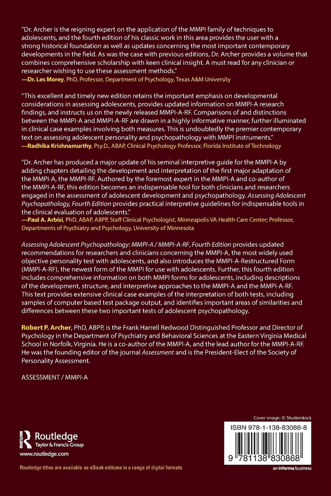 Assessing Adolescent Psychopathology