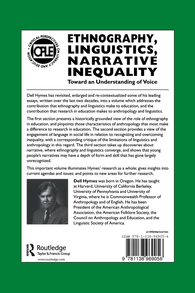 Ethnography, Linguistics, Narrative Inequality