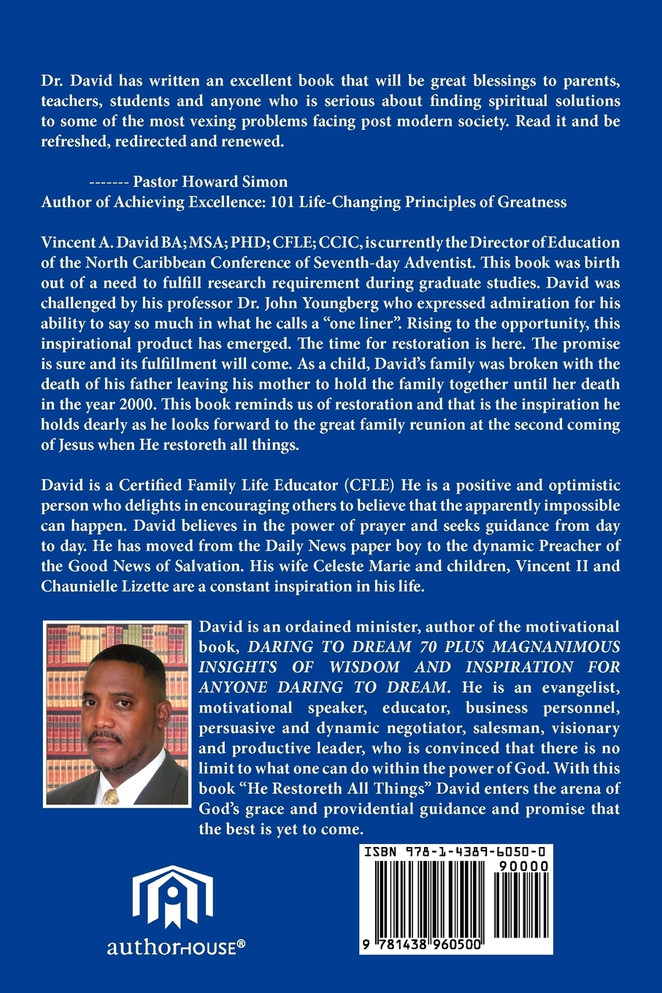 He Restoreth All Things