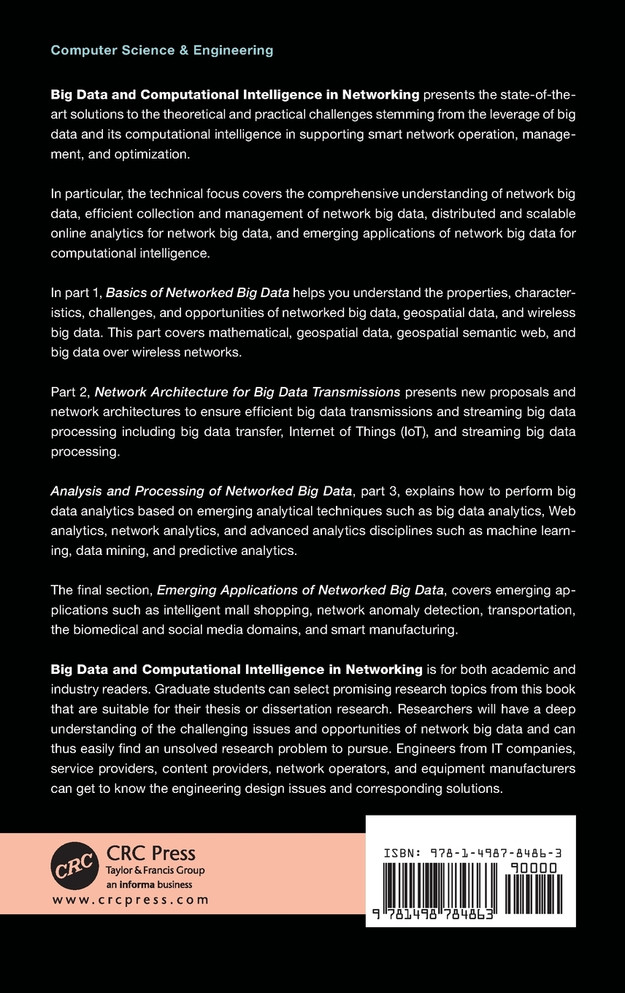 Big Data and Computational Intelligence in Networking