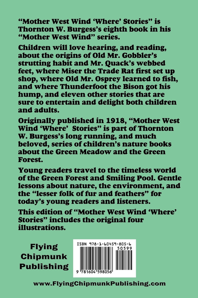 Mother West Wind 'Where' Stories