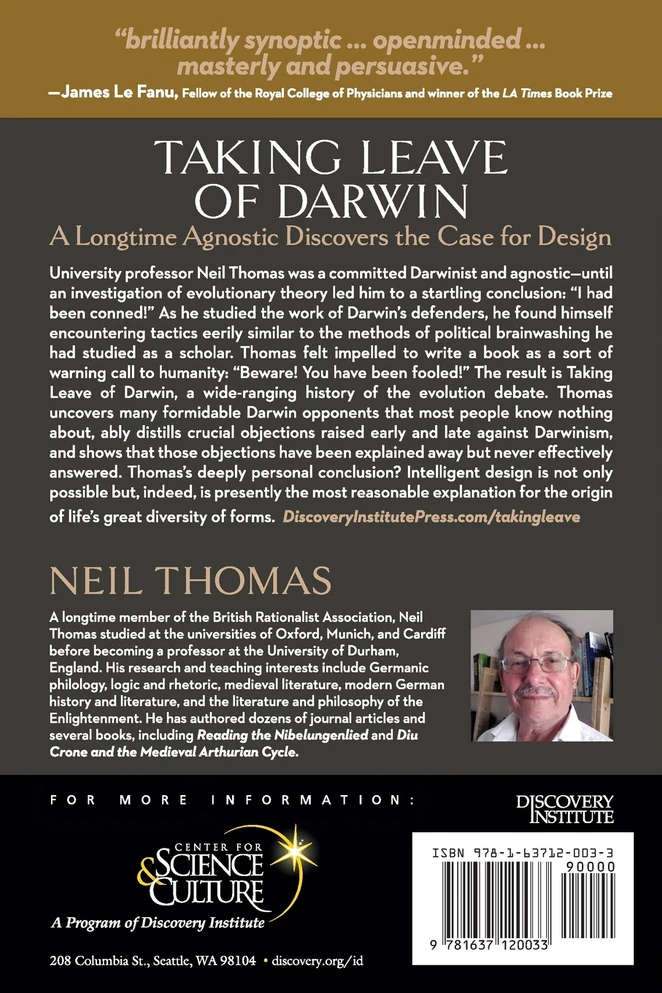 Taking Leave of Darwin