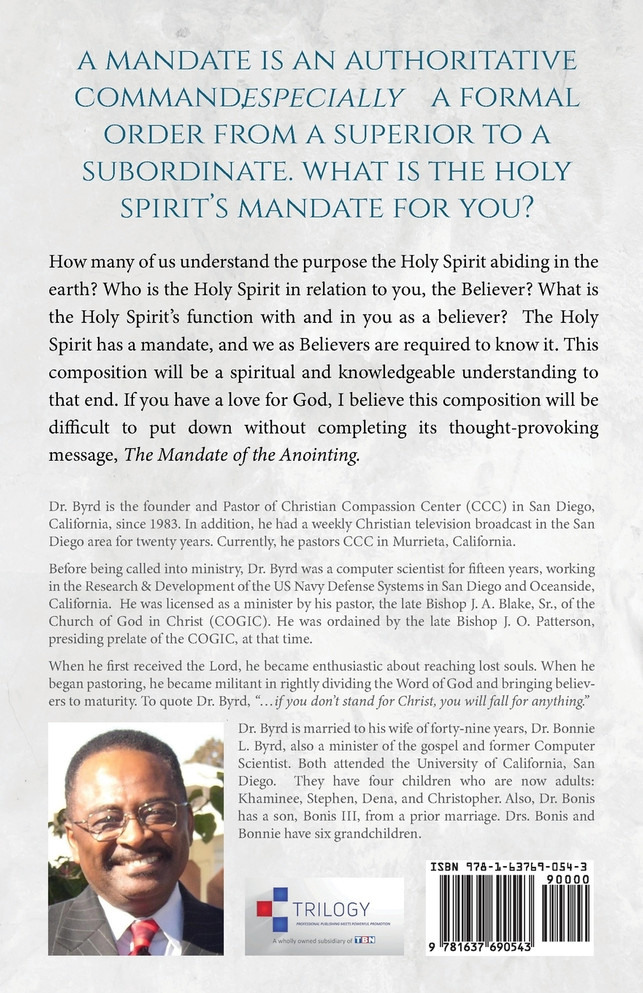 Mandate of the Anointing