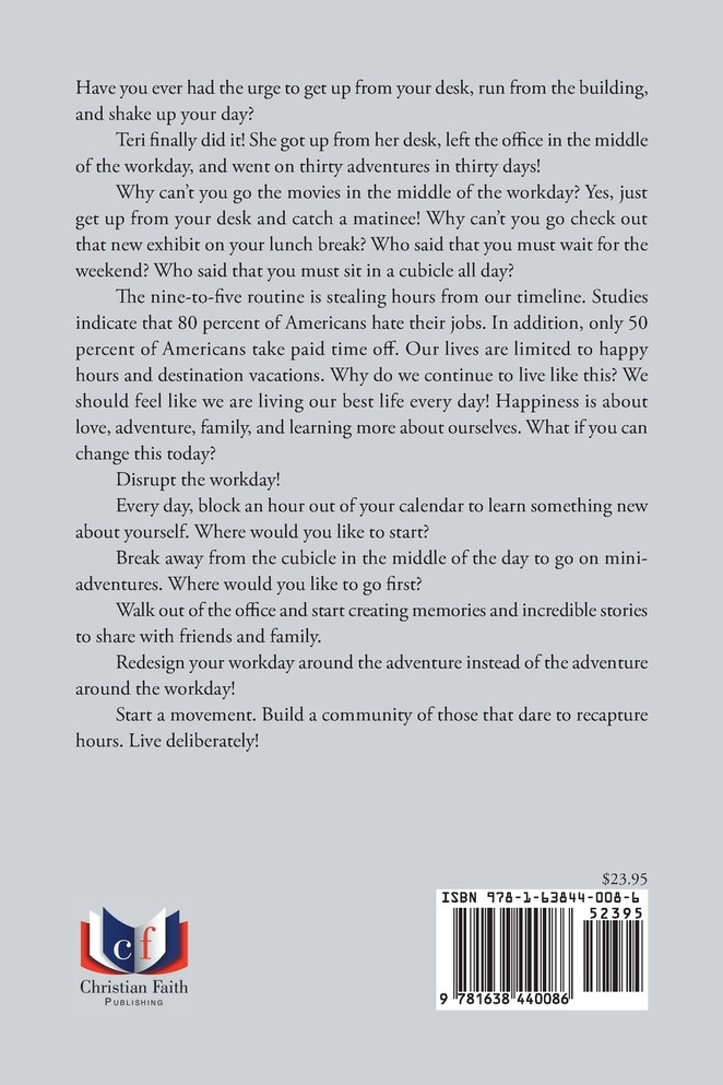 Disrupt the Workday; 18 Hours, 18 Days, 18 Adventures