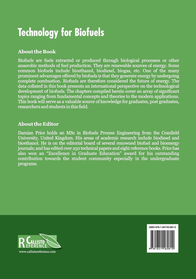 Technology for Biofuels