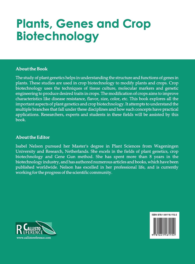 Plants, Genes and Crop Biotechnology