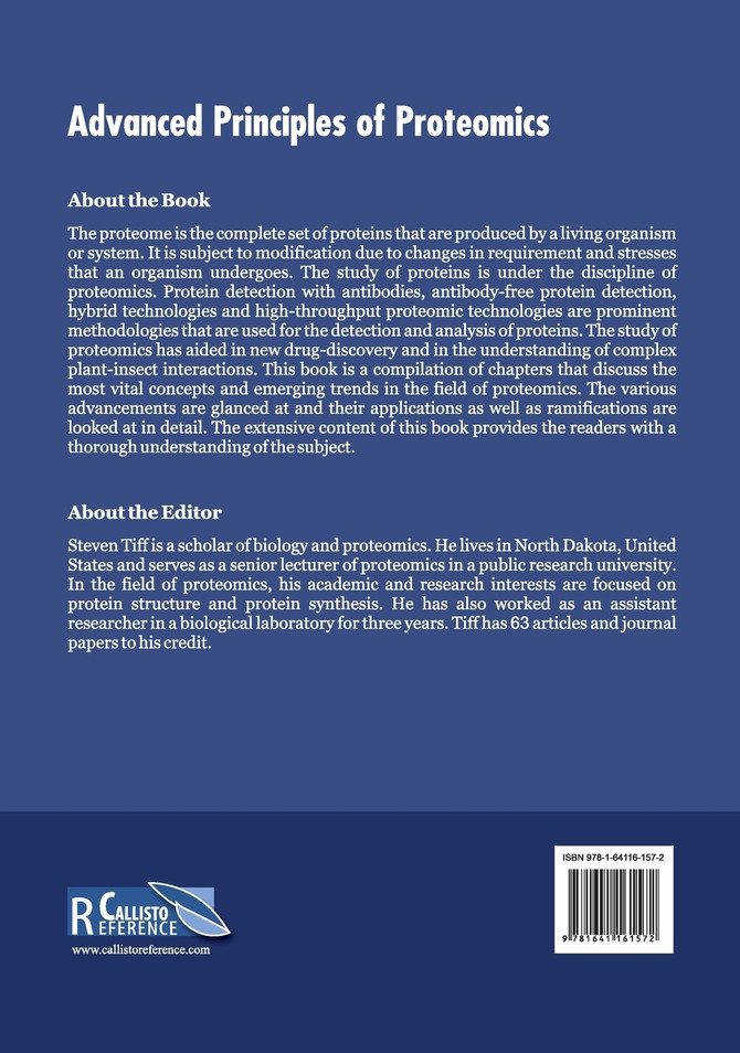 Advanced Principles of Proteomics
