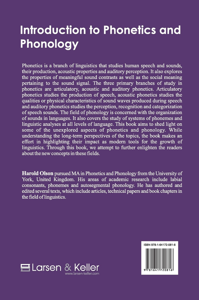 Introduction to Phonetics and Phonology