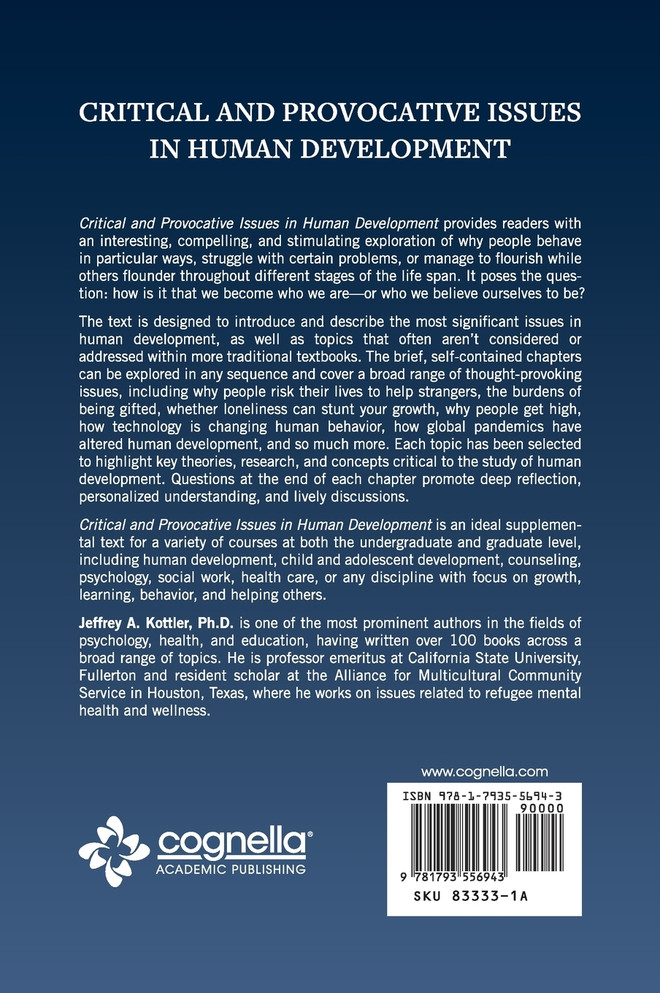 Critical and Provocative Issues in Human Development