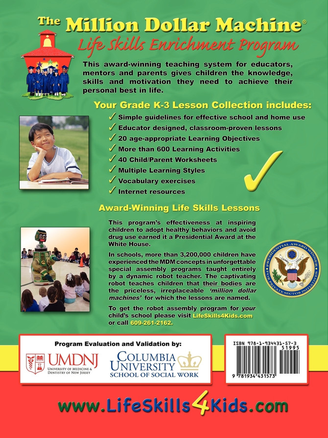 The Million Dollar Machine - Life Skills Enrichment Program - Grades K-3