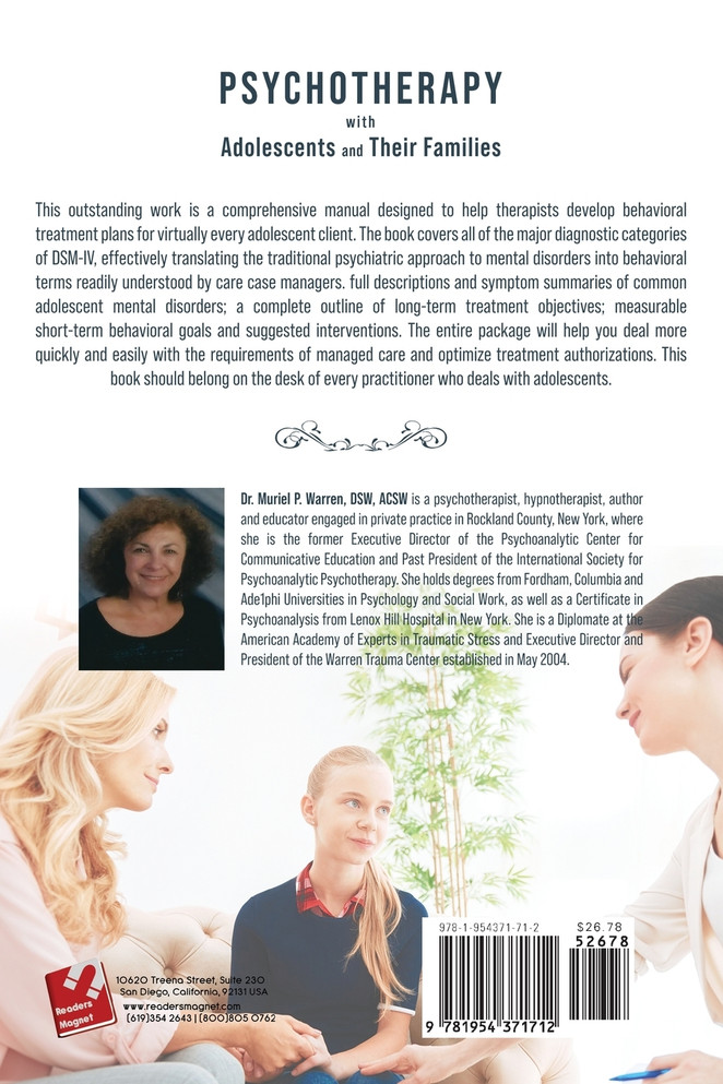 Psychotherapy with Adolescents and Their Families