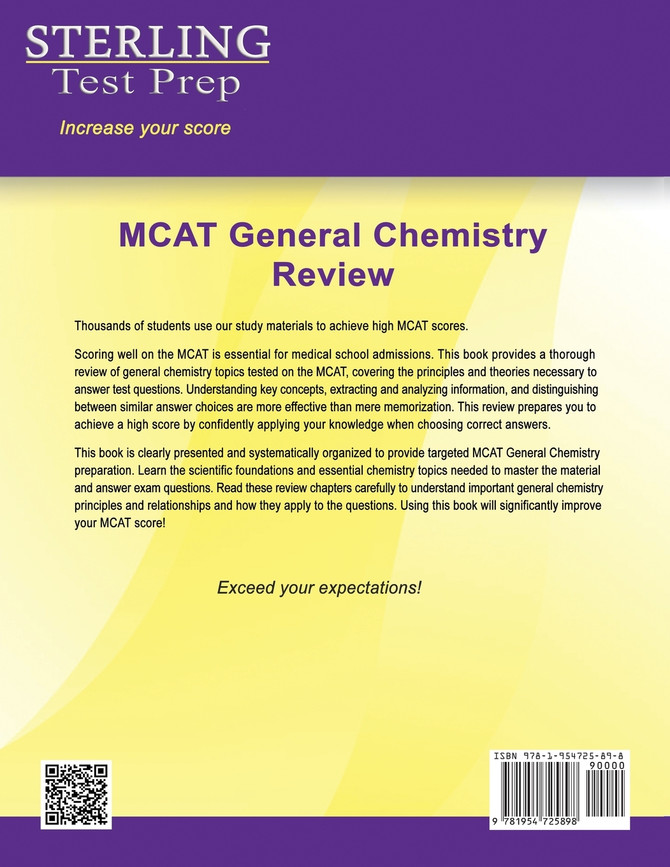 MCAT General Chemistry Review