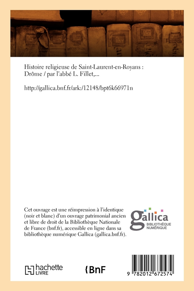 Histoire religieuse de Saint-Laurent-en-Royans