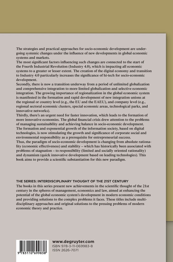 New Institutions for Socio-Economic Development