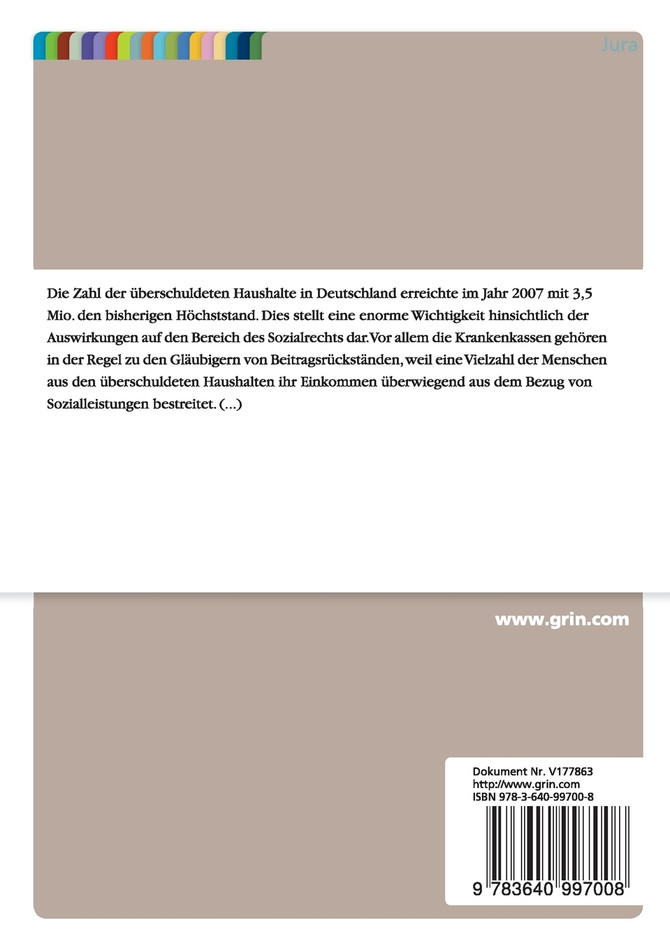 Die Verrechnung im Sozialrecht