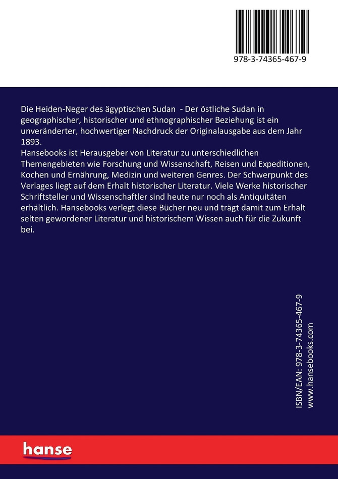 Die Heiden-Neger des ägyptischen Sudan