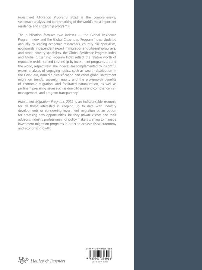 Investment Migration Programs 2022