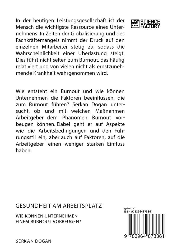 Gesundheit am Arbeitsplatz. Wie können Unternehmen einem Burnout vorbeugen?
