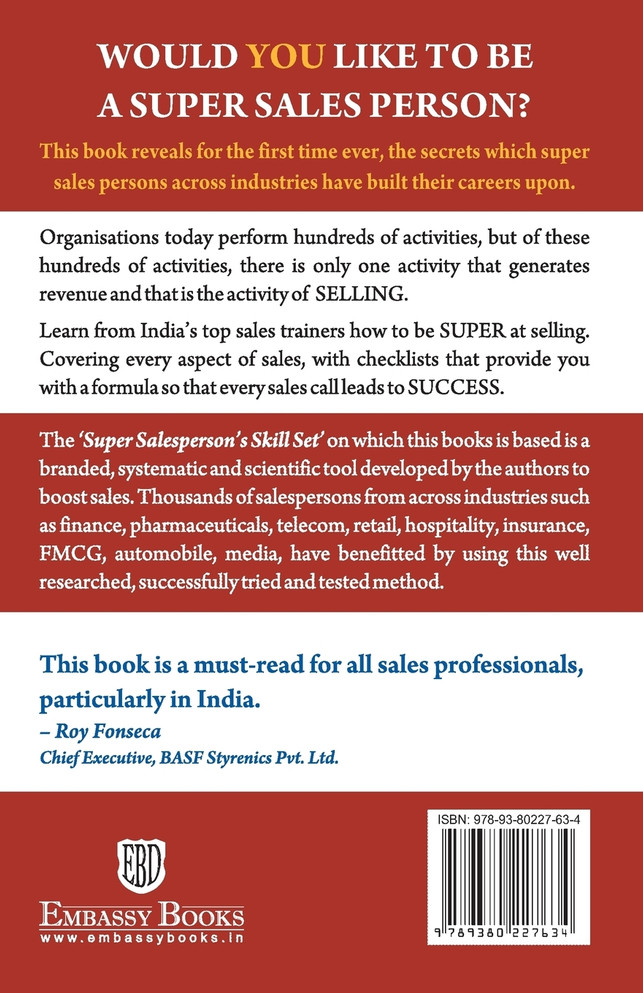 Be A Super Sales Person