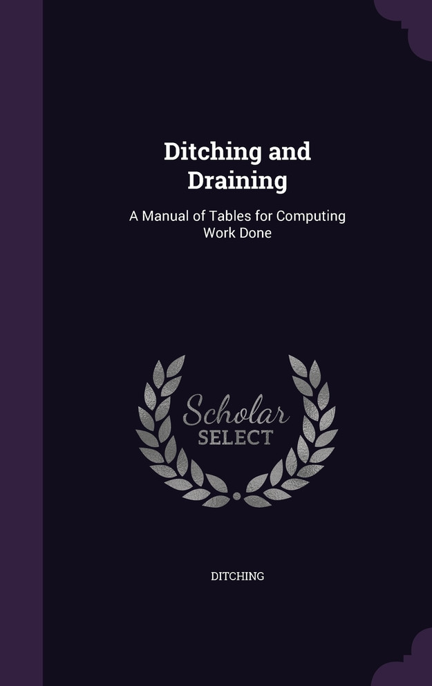 Ditching and Draining