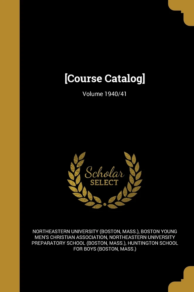 [Course Catalog]; Volume 1940/41