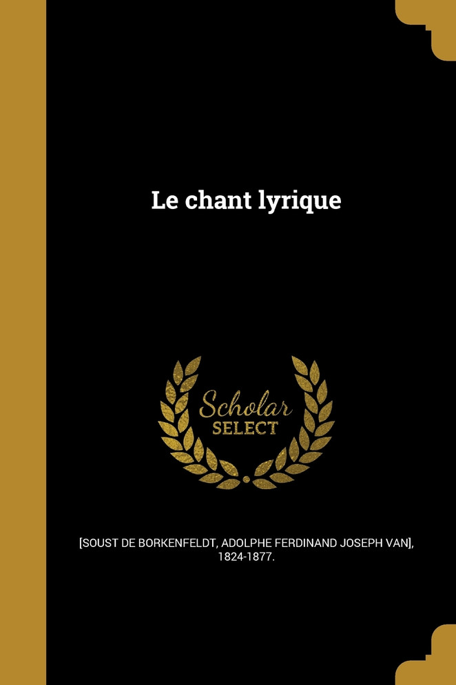 Le chant lyrique