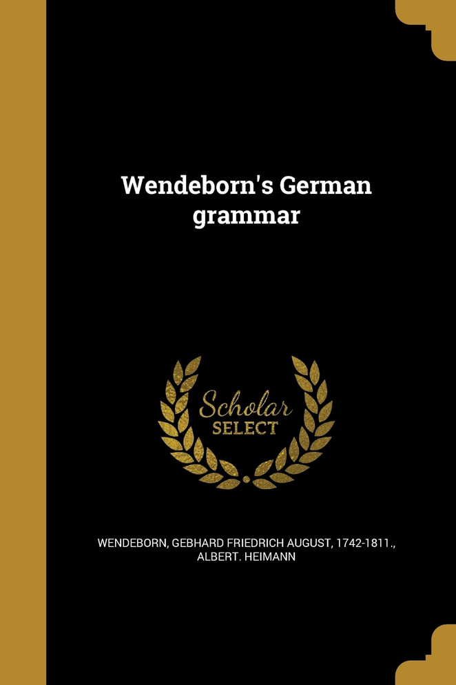 Wendeborn's German grammar