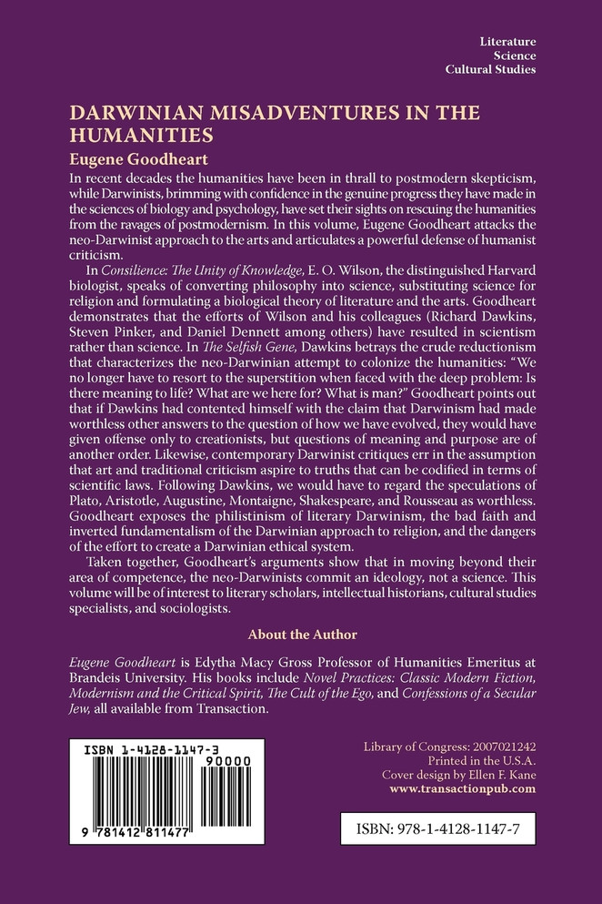 Darwinian Misadventures in the Humanities