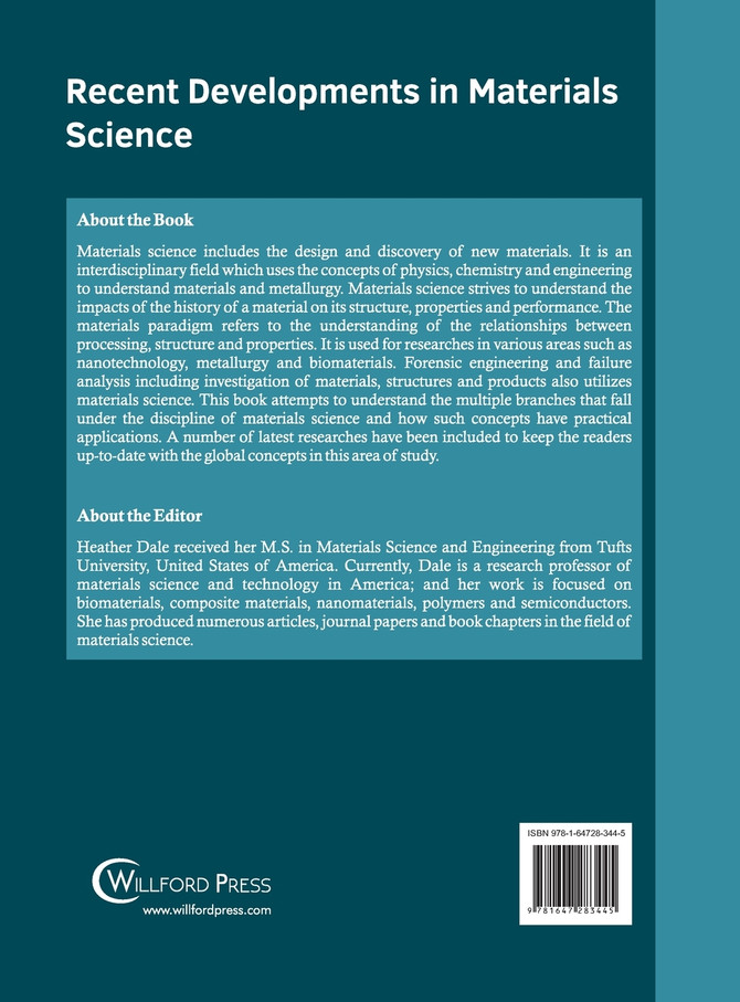 Recent Developments in Materials Science