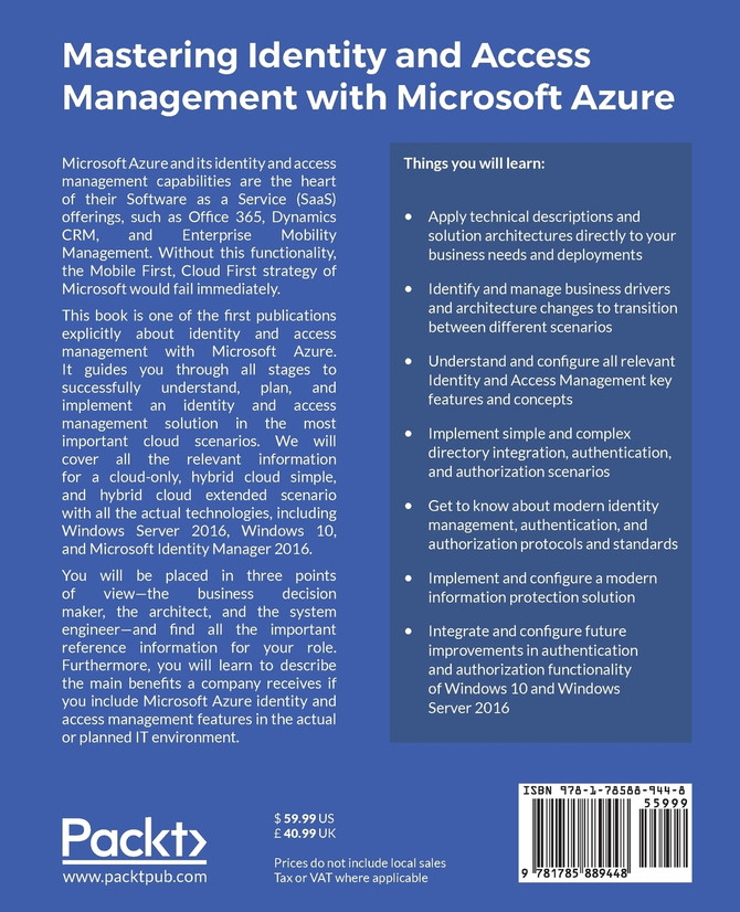 Mastering Identity and Access Management with Microsoft Azure