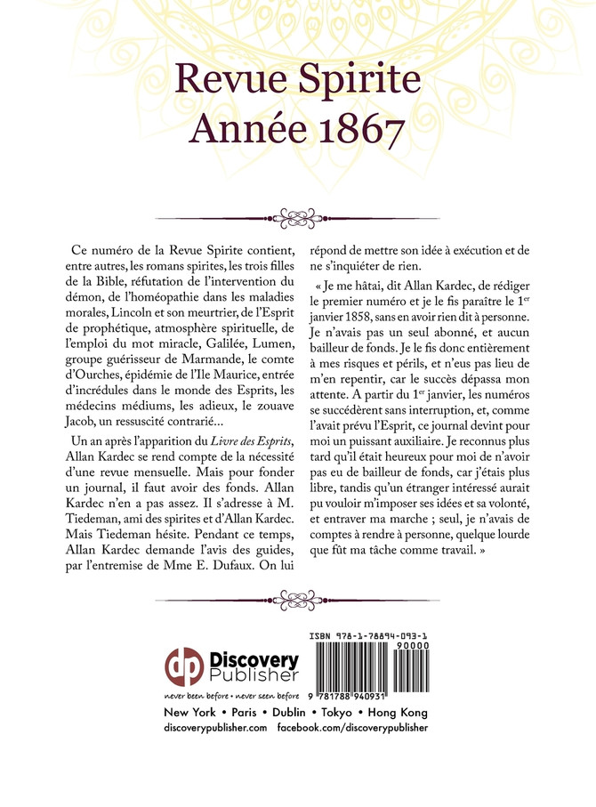 Revue Spirite (Année 1867)